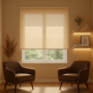 persiana rolô translúcida